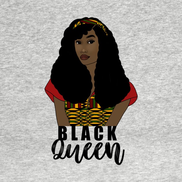 Black Queen Black Girl Magic Melanin Pride Black History Gift by JackLord Designs 